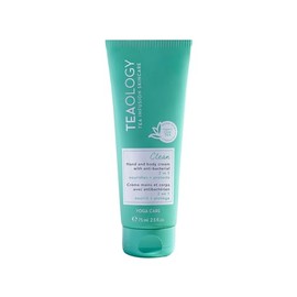 Teaology Clean Hand And Body Cream With Anti-Bacterial - Yoga Care, 75 ml