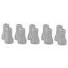 Tubo Eyector de Saliva, 10 Piezas Adaptadores de Tubo de