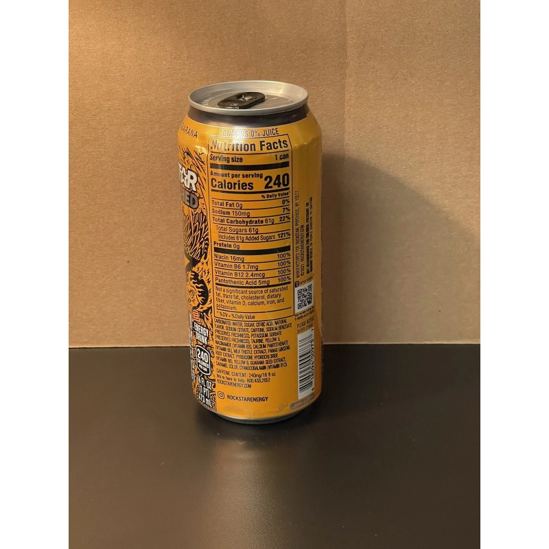 Rockstar Energy Punched Mango Full 16oz Can Discontinued