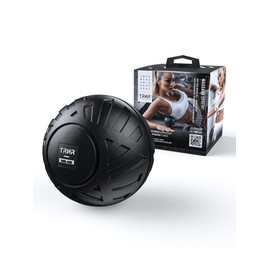 TRNR Trainer Massage Ball, Stretch, Myofascial Release, Stiff Shoulders, Pressure Points, Improves Stiffness, Acupressure, Black