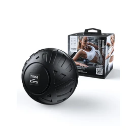 TRNR Trainer Massage Ball, Stretch, Myofascial Release, Stiff Shoulders, Pressure Points, Improves Stiffness, Acupressure, Black