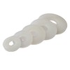 M8 X 25mm Nylon White Penny Washers Fender Repair Washer