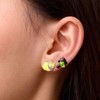 GNOCE Mismatched Wicked Witch Stud Earrings Irregular Stud Earrings 925