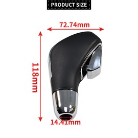 CANJPTON Replacement Gear Shift Knob Compatible with Renault Fluence Megane 3 Laguna 3 Latitude Automatic Transmission 8200574279 8200806099 8200641407