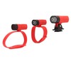 3Pcs USB Rechargeable Wrist Band Torch Wrist Ankle Light Flashlight