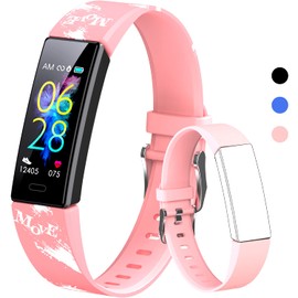 K-berho Kids Watch Fitness Tracker, Fitness Watches for Kids, Activity Tracker with Pedometers, Stopwatch, IP68 Waterproof, 11 Sport Modes Smart Watch for Kids Age 6-16 Years Old