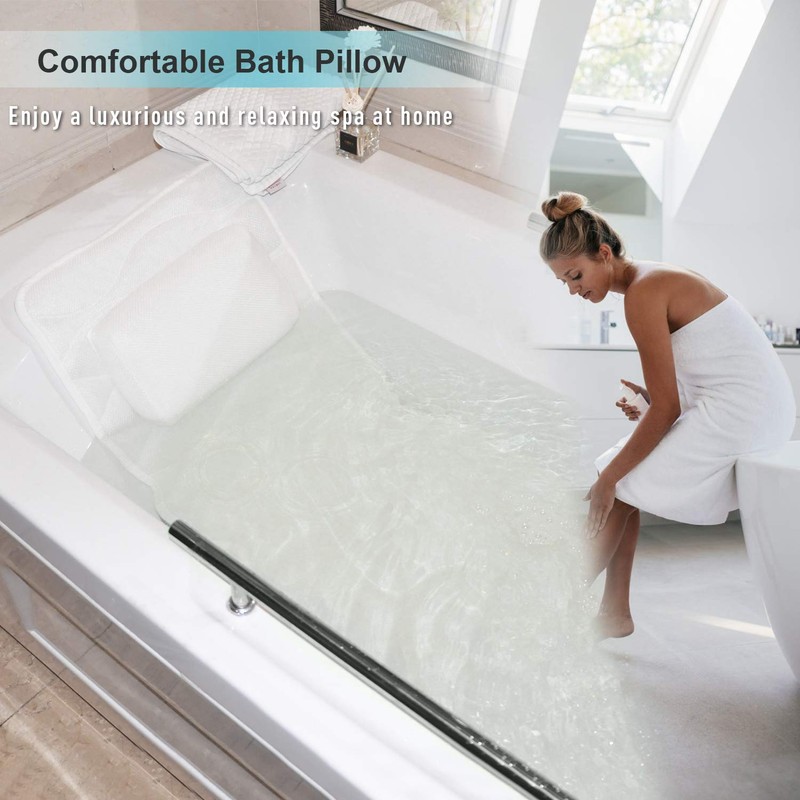 OMYSTYLE Full Body Bath Pillow, Bath Pillows for tub with