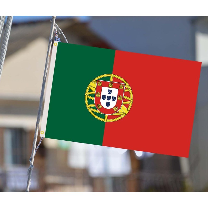 MacLand 30×45 CM Portugal Flag,12×18 inch Small 150D Portuguese Outdoor