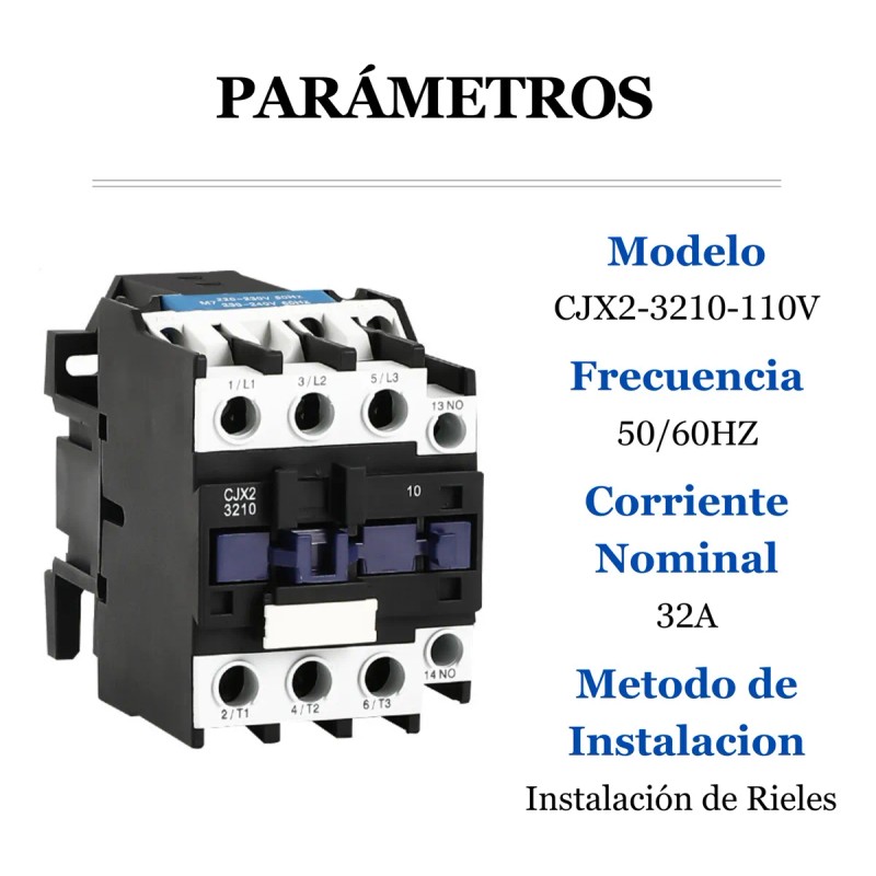 Contactor Ac Trifasico 32 Amperes 24v O 110v O 220v