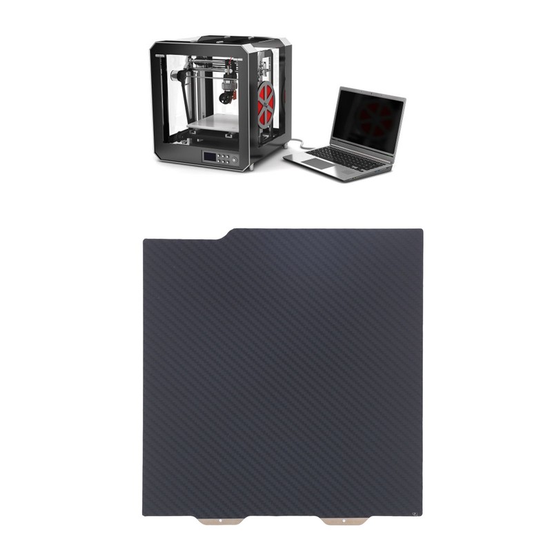 Double Side 3D Printer Build Plate Carbon Fiber PET Textured