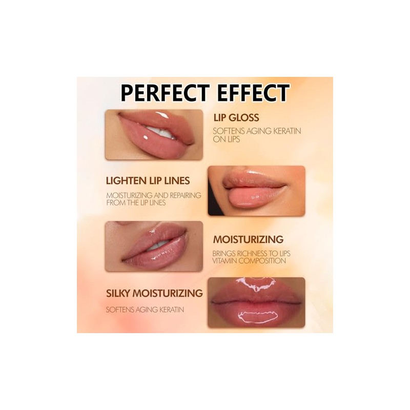 4 unidades de bálsamo labial de abeja, máscara de labios,