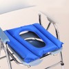 Inflatable Toilet Seat Cushion Prevent Bedsore Leakproof Foldable Stool Chair