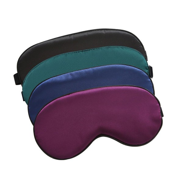 4 Pcs Satin Sleeping Masks Silky Sleep Masks Soft Eye