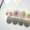 [Ar] Tomato Friend Handmade Nail Tip Drawing Nail Art Specialist