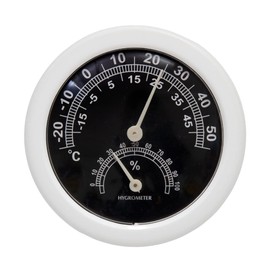 Legume Design Levil Queen Leville Temperature and Hygrometer, White, Terrarium, Pardarium