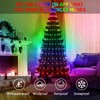 ZWOOS 400 LED Christmas Tree Lighting, RGB Christmas Tree Lighting