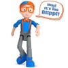 Blippi Talking Figure, 9-inch Articulated Toy with 8 Sounds and
