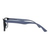 Matte Rubberized Hipster Horn Rim Spring Hinge Reading Glasses Black