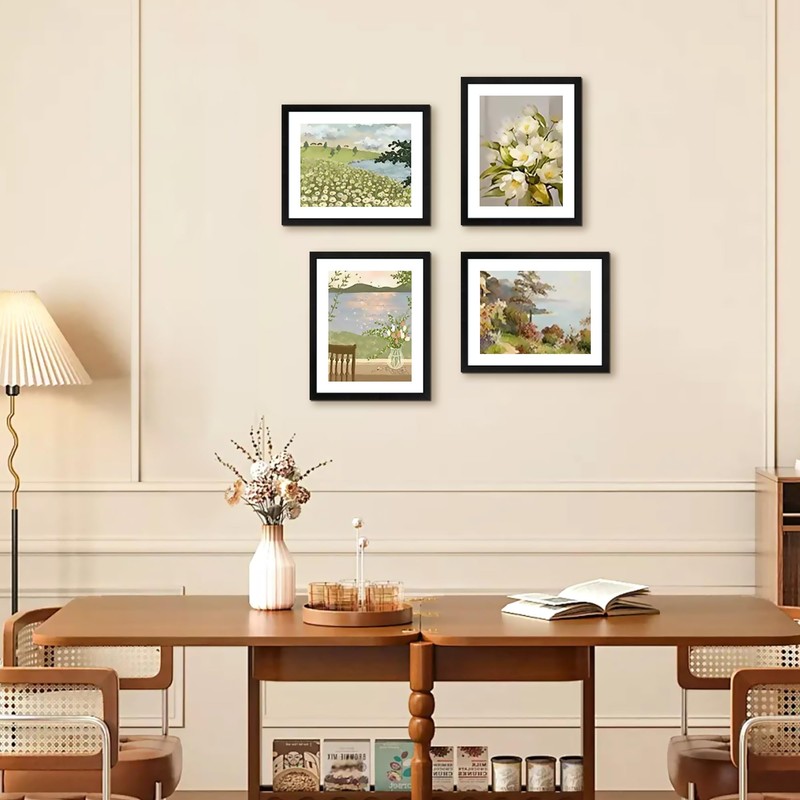 FIXSMITH 8.5x11 Picture Frame Set of 2, Photo Frame with
