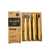 Organic Baby Bamboo Toothbrushes | 4 Pack | Soft Bristles