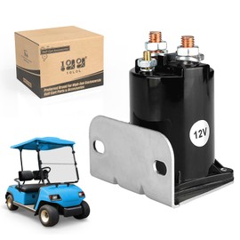 10L0L 12V 4 Terminal 200A Heavy Duty Yamaha Solenoid, for Yamaha G8 G9 G11 G14 G16 & G20 Gas 1985 up 4-Cycle Models,JF2-H1950-00,JR3-H1950-00,J38-81950-01