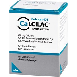 CALCILAC Chewable tablets, pack of 120