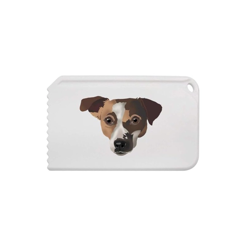 Azeeda 'Jack Russell head' Plastic Ice Scraper (IC00042380)