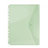 Envelope Wallet DONAU Press Stud PP A4 200 Micron Perforated