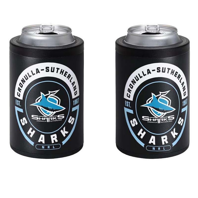 Cronulla Sharks NRL Rugby League Insulated Can Cooler with Lid