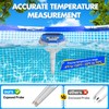 Sinbyuer Optimized Solar Digital Pool Thermometer with Dynamic Light Show