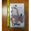 scünci 4 Pack: Scunci Purple Butterfly Gold Claw Clip Spring