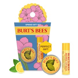Burt's Bees Gifts Ideas - Spring Surprise Set, Original Beeswax Lip Balm and Lemon Butter Cuticle Cream, Natural Origin Lip Moisturizer With Responsibly Sourced Beeswax, 2 Count