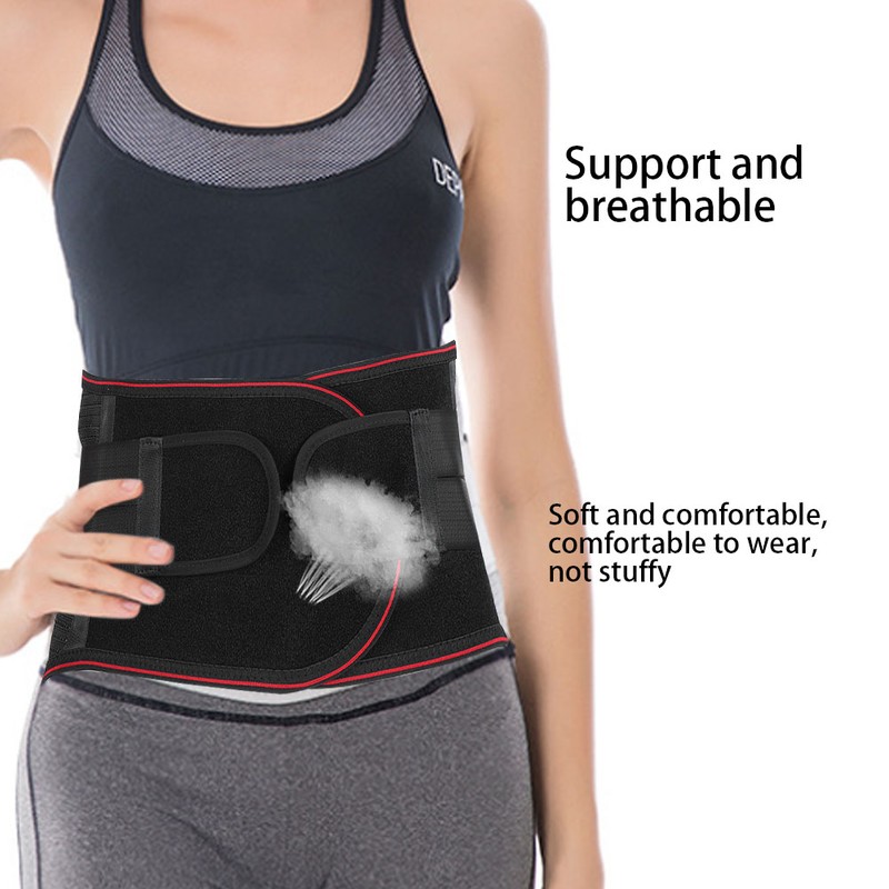 Breathable Waist Belt Lumbar Protection Waist Support Brace for Men