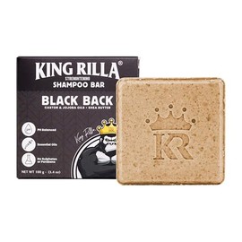 King Rilla Organic Shampoo Bar for Men – Natural, Sulfate-Free & Eco-Friendly Solid Hair Cleanser – Vegan, Zero Waste, Plastic-Free Shampoo for All Ha