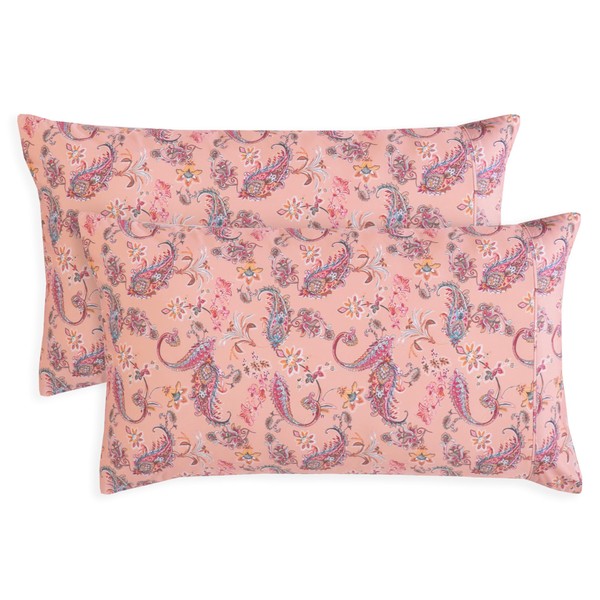 Elegant Comfort Ultra Soft Set of 2 Floral Print Pillowcases