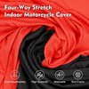 Indoor Motorcycle Cover, Soft Stretch Elastic Dustproof Protection Windproof Cover