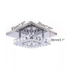 Crystal Light Modern Crystal Chandelier 7.9 Inches Led Ceiling Light