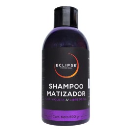 Shampoo Matizador Azul Violeta Platinado Brillo500g Eclipse