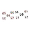 Mikinona 10pairs Festival Eye Stickers of Artistic Eyeliner and Eyeshadow