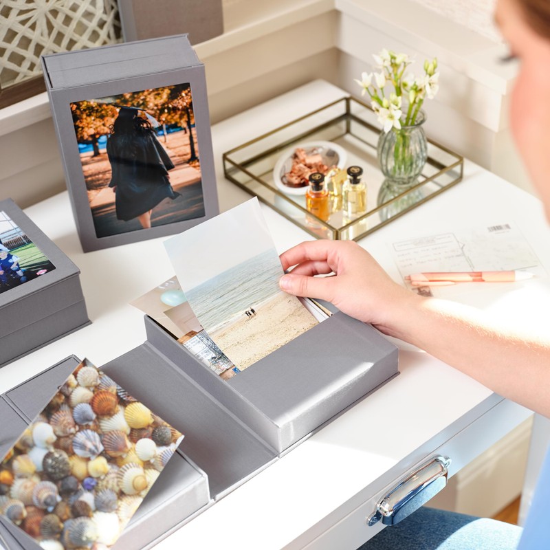 Small Keepsake Box and Fabric Photo Frame - Memory Box