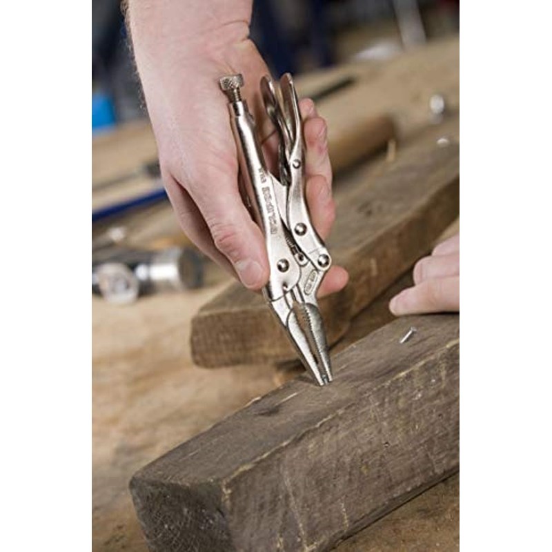 Eclipse Professional Tools E6LN Long Nose Locking Pliers with Wire