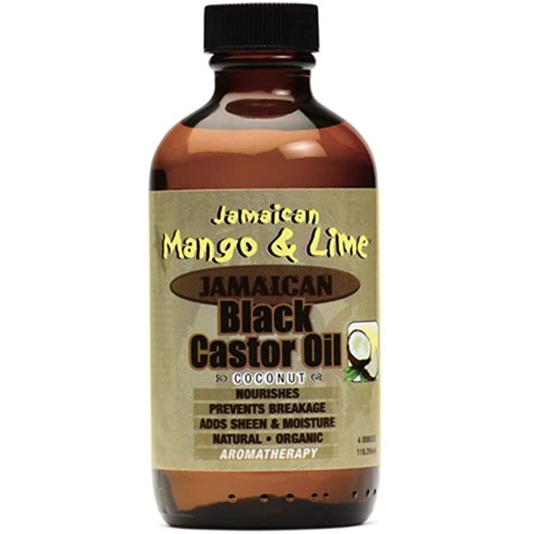 Jamaican Mango & Lime Black Castor Oil-Coconut 8 oz (1 Pack)