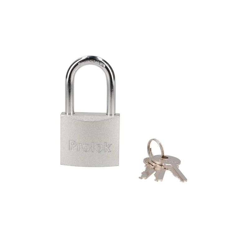 Prolok P22L45B Candado de acero largo 45 mm, llave estándar