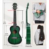 Vangoa Concert Ukulele Professional 23 Inch Mahogany Ukelele for Adults