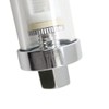 Reusable 1/4" 5/16" 3/8" Chrome Glass Inline Fuel Filter Replacement