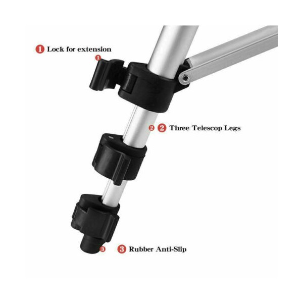 Unbranded Phone Tripod Stand Holder Smartphones Cameras Vlogging Live Streaming