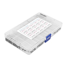 300Pcs NUZAMAS M2.5 M3 M4 M5 M6 M8 Hex Head Socket Set Screw Bolts Assortment Kit 304 Stainless Steel Flat End Inner Hexagonal Screw