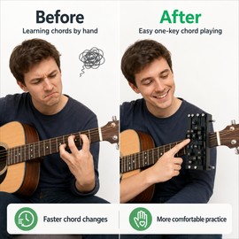 Guitar Chord Tool for Beginner Practice – One-Key Chord Helper for Acoustic Guitar Hand Position Training