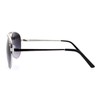 Rhinestone Top Aviator Sunglasses Womens Fashion Eyewear UV 400 Silver