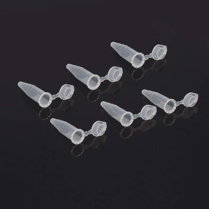 StonyLab Micro Centrifuge Tubes, 1.5ml Polypropylene Graduated Clear Plastic Centrifuge
